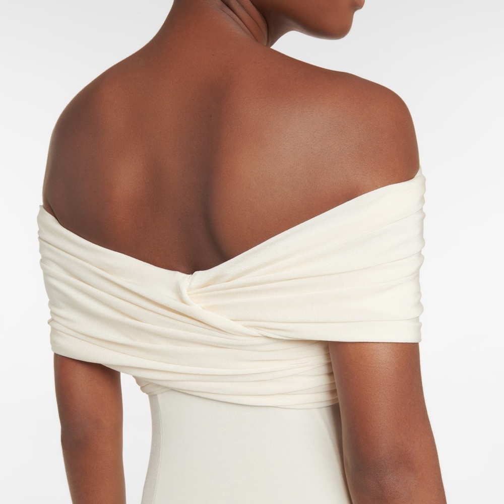 NWT KHAITE bridgit dress cream size M - Picture 3 of 6